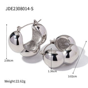 Fashion 18K Gold Stainless Steel Three Hemisphere – Stylish Gifts — 12