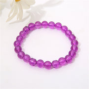 Solid Color Transparent Glass Bracelet – Jewelry Gift Ideas — 11
