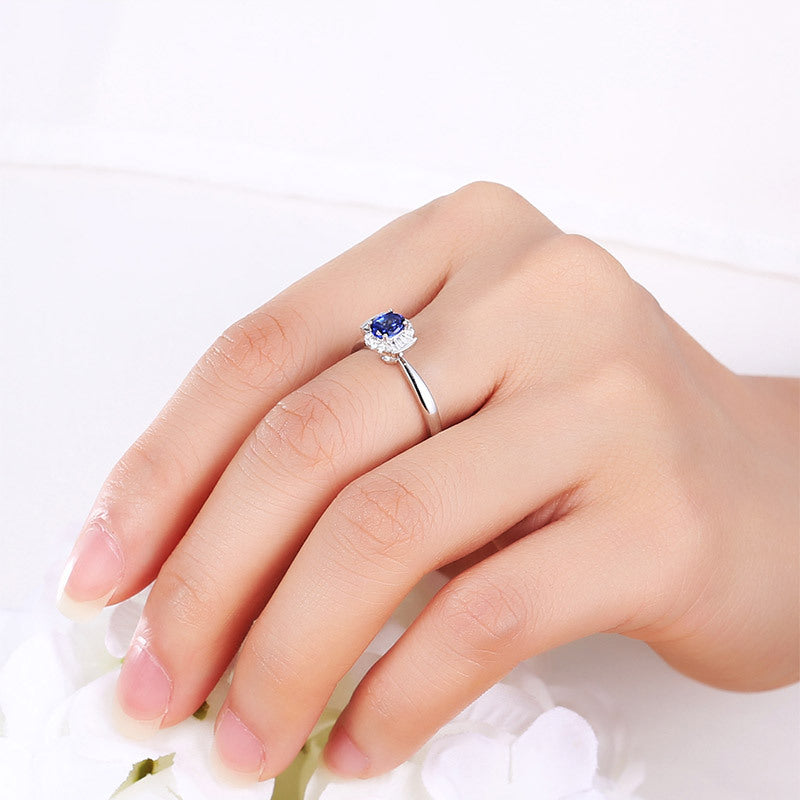 Jewelry 18k Gold Natural Sapphire Women's Ring – Jewelry Gift Ideas — 1