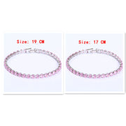 Cubic Zirconia Tennis Bracelets Iced Out Chain – Jewelry Gift Ideas — 11