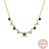 Fashionable S925 Sterling Silver Round Colorful – Jewelry Gift Ideas — 5