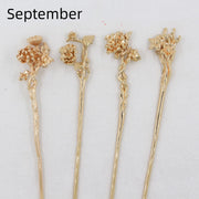 Antique Material Flower Season Hairpin – Stylish Gifts — 16