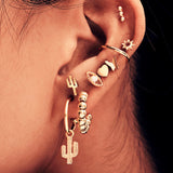 Alloy Fishtail Pineapple Fruit Earring Set – Jewelry Gift Ideas — 1