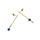 Stylish Silver Stud Earrings Inlaid With Zircons – Jewelry Gift Ideas — 5