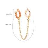 Simple Personality Color Twist Copper Buckle Chain – Unique Gift Ideas — 19