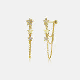 Five-pointed Star Sterling Silver Needle Tassel – Thoughtful Gifts — 3