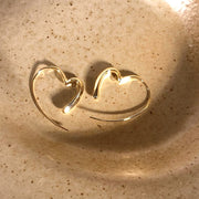 Simple Cold Style Love Heart Earrings – Stylish Gifts — 7
