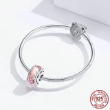 DIY Sterling Silver Beads S925 Cut Surface Glass Bead – Creative Gifts — 3