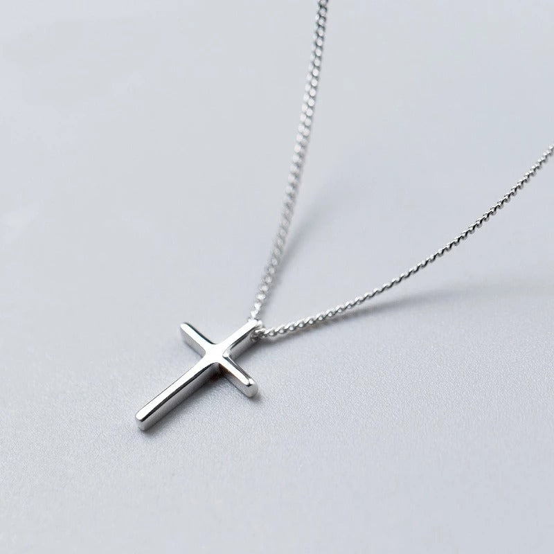 Cross clavicle necklace – Jewelry Gift Ideas — 1