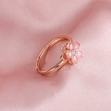 Fashion Personalized Flower Ring For Women – Stylish Gifts — 5