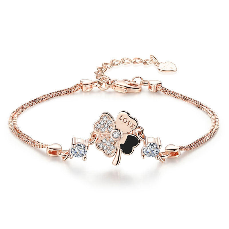 Lucky Clover Bracelet – Jewelry Gift Ideas — 1