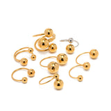 Spherical Personality Ring Female Gold Steel Size Ball – Gifts for Her — 3
