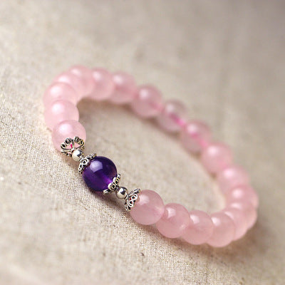 Crystal Bracelet Amethyst Bracelet – Jewelry Gift Ideas — 1