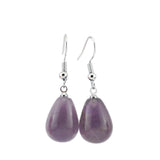 Creative Drop-shaped Gem Crystal Rough Stone Earrings – Gift Ideas — 4