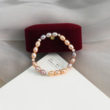 Freshwater Pearl Orange Candy Bracelet Purple – Jewelry Gift Ideas — 3