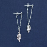 Fashion Long Leaf Back Earrings – Stylish Gifts — 2