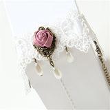Vintage White Lace Water Drop Pearl Women's – Jewelry Gift Ideas — 2