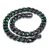 Titanium Cuban Chain Necklace Hip Hop – Jewelry Gift Ideas — 7