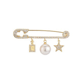 Brooch Simple Pin Coat Accessories Star Brooch – Stylish Gifts — 4