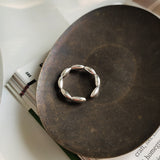 Sterling Silver Olive Ring Band – Practical Gifts — 5