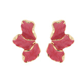 Female Maple Leaf Drip Oil Flower Earrings – Gifts for Her — 6