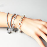 Sterling Silver Fashion Jewelry Bracelet Couple – Jewelry Gift Ideas — 3