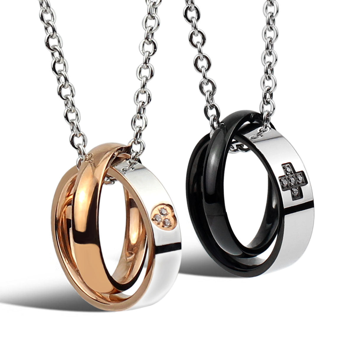 Cross Love Titanium Steel Necklace – Jewelry Gift Ideas — 1