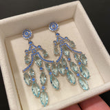 Silver Needle Zircon Temperament Earrings Flashing – Practical Gifts — 3