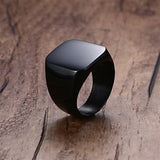 Ring Set With Red Zircon Ornaments In Titanium – Small Gift Ideas — 12