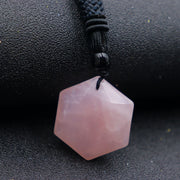 Natural Obsidian Hexawn Star Necklace Pendant – Jewelry Gift Ideas — 7