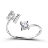 Design Adjustable 26 Initial Letter Ring Fashion – Stylish Gifts — 8