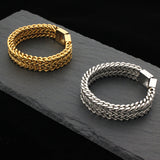 Stainless Steel Bracelet Retro Double Titanium – Jewelry Gift Ideas — 1