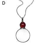 Mother's Day Magnifying Glass Pendant Necklace – Jewelry Gift Ideas — 4