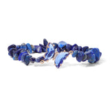 Women's Natural Lapis Lazuli Gravel Stretch – Jewelry Gift Ideas — 10