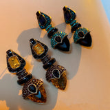 Retro Earrings Female Niche Personality Exaggerated – Stylish Gifts — 1