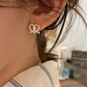 925 Sterling Silver Needle Pearl Stud Earrings Women's – Gifts for Her — 4