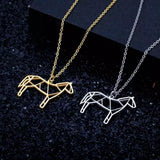 Stainless Steel Animal Horse Fashion Necklace – Jewelry Gift Ideas — 2