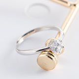Women's Sterling Silver Ring Gift Moissanite – Gifts for Her — 4