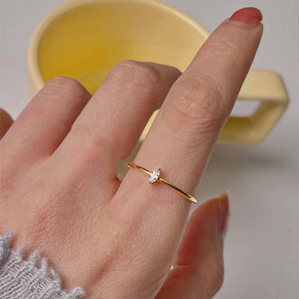 Women's Fashion Simple Sterling Silver Ring – Stylish Gifts — 1