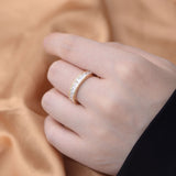 Simple Personalized All-match Square Zircon Ring – Useful Gifts — 1