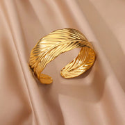 Female Fashion Hollowed-out Flower Stainless Steel – Stylish Gifts — 9