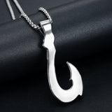 Vintage Stainless Steel Ocean Romance Fish Hook – Jewelry Gift Ideas — 4