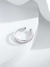 S925 Sterling Silver Double Layer Fried Dough Twists – Gifts for Her — 7