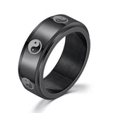 Personality Ring Titanium Steel Hip Hop Simplicity – Useful Gifts — 4