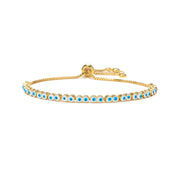 Women's Colored Oil Drop Eye Bracelet Adjustable – Jewelry Gift Ideas — 4