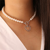 Ot Buckle Drop Ball Pearl Retro Necklace Women – Jewelry Gift Ideas — 5