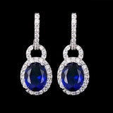Luxury Women's Emerald Zircon Stud Earrings – Gifts for Her — 3