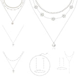 Design-forward Minimalist Multi-layer Necklace – Jewelry Gift Ideas — 12