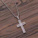 Copper Cross Faith Pendant Inlaid Zircon Necklace – Jewelry Gift Ideas — 4