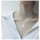 Natural Freshwater Pearl Pendant Wave Clavicle – Jewelry Gift Ideas — 7